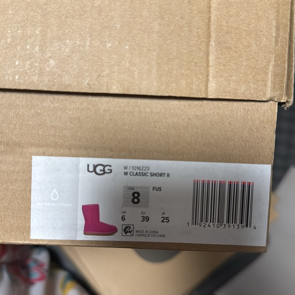 UGG Pink boots size 8 - Picture 6 of 8